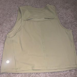Lululemon sculpt crop tank